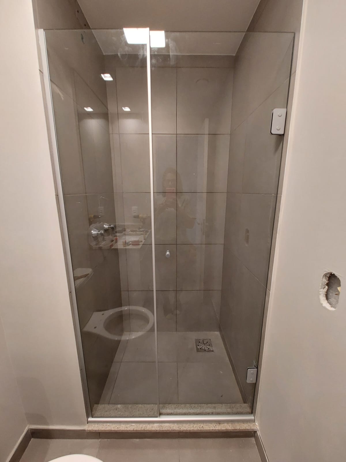 Box de vidro de 3 folhas